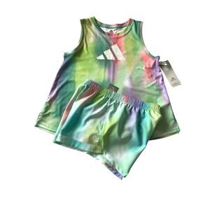 Adidas Tank and‎ Shorts Set Big Girls L (14) *NWT